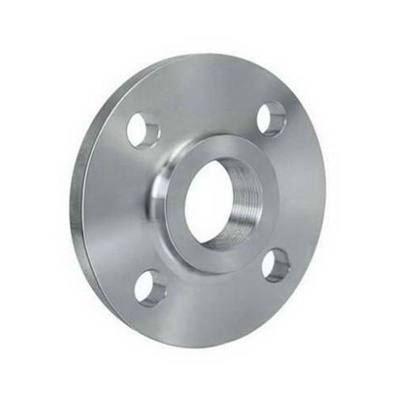 Flange parafusado de aço inoxidável customizado Fresagem Usinagem de conexões de tubo Flange rosqueado